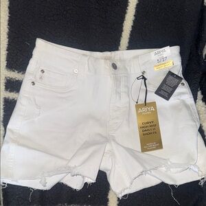 NWT woman’s curvy higher rise dad fit shorts